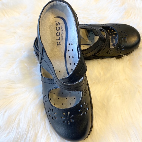 Klogs Carolina Smooth Leather Clogs Size 8 - Picture 2 of 12